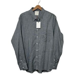 Billy Reid NWT Rosedale Mens Button Down Shirt Plaid 100% Cotton Made in Italy